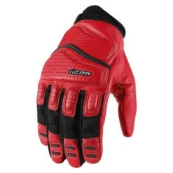 Icon Overlord Superduty 2 Gloves -Moto Style Shop icon overlord superduty 2 gloves mens motorcycle gloves icon red s 724781