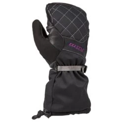 Klim Women's Allure Mittens -Moto Style Shop klim allure mittens womens snowmobile gloves klim black purple xs 148618