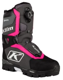 Klim Women's Aurora GTX BOA Boots -Moto Style Shop klim aurora gtx boa boots redesigned womens snowmobile boots klim knockout pink 5 922246